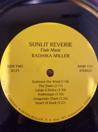 Radhika Miller : Sunlit Reverie (LP)