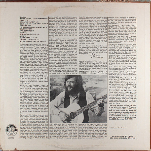 Bob Hadley : The Raven (LP, Album)