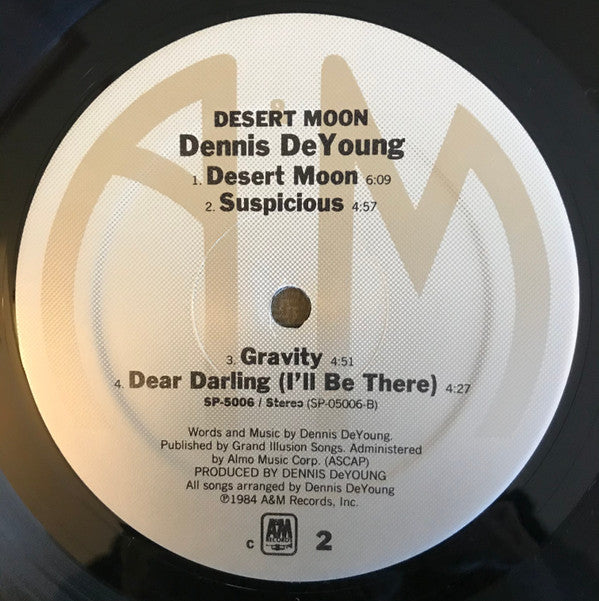 Dennis DeYoung : Desert Moon (LP, Album, Mon)