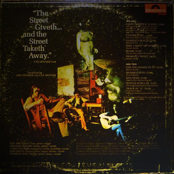 Cat Mother And The All-Night Newsboys : The Street Giveth.. And The Street Taketh Away (LP, Album)