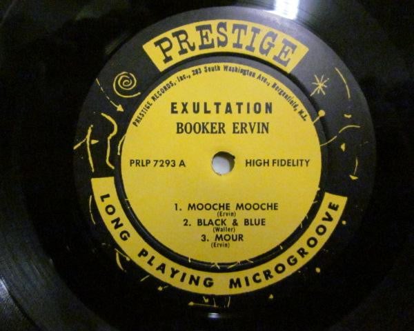 Booker Ervin : Exultation! (LP, Album, Mono)