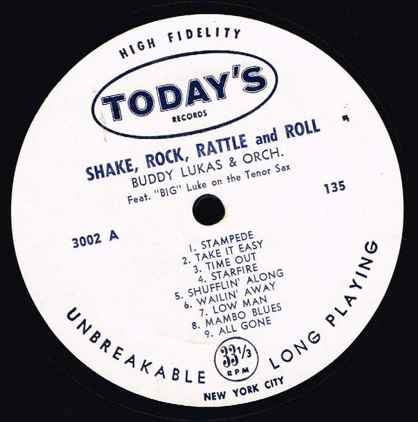 Buddy Lucas : Shake Rock Rattle And Roll (LP)