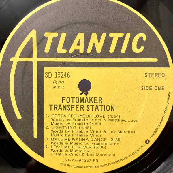 Fotomaker : Transfer Station (LP, Album, PR )