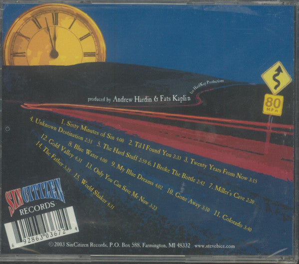 Steve Bice : Sixty Minutes Of Sin (CD, Album)