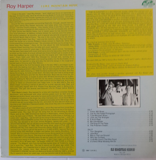 Roy Harper (2) : I Like Mountain Music (LP, Album)