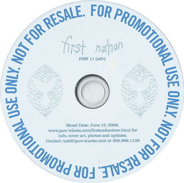 First Nation : First Nation (CD, Promo)