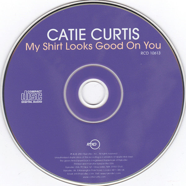 Catie Curtis : My Shirt Looks Good On You (CD, Album)