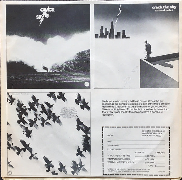 Crack The Sky : Classic Crack (LP, Comp)