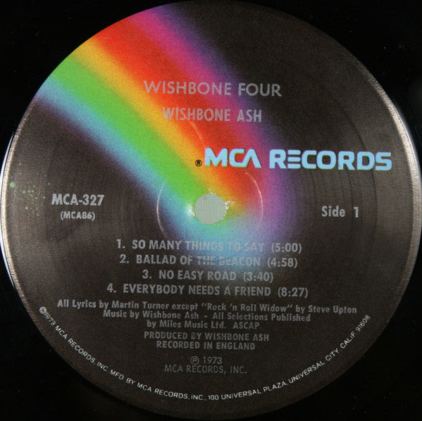 Wishbone Ash : Wishbone Four (LP, Album, Pin)