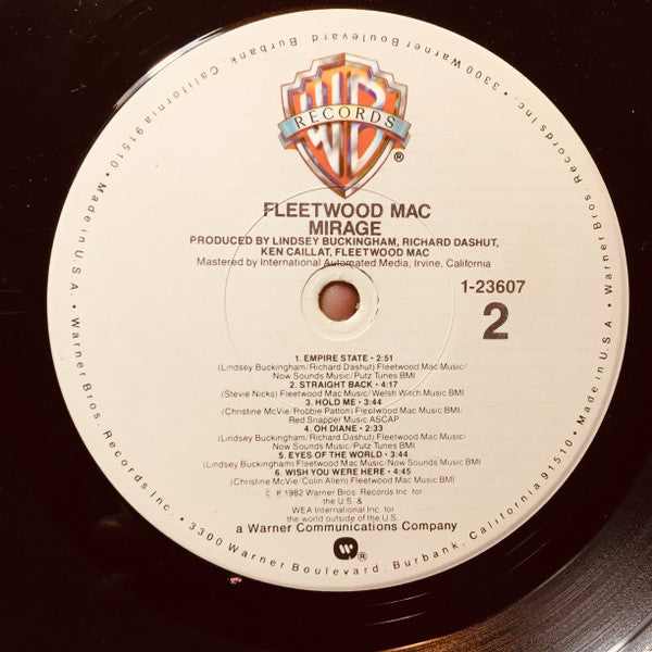 Fleetwood Mac : Mirage (LP, Album, Win)