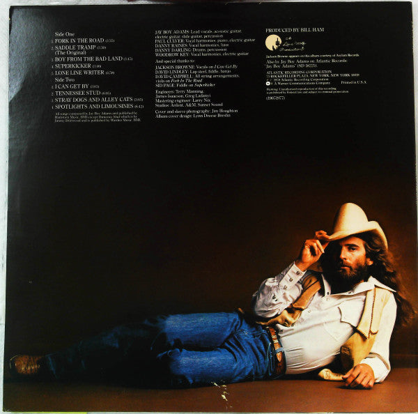 Jay Boy Adams : Fork In The Road (LP, Album, MO)