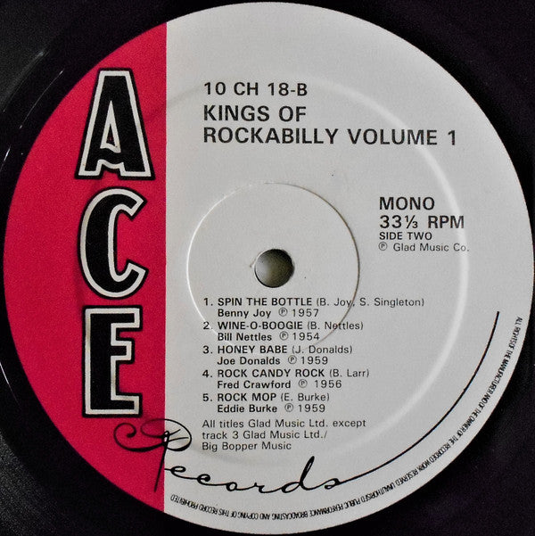 Various : Kings Of Rockabilly - Volume One (10", Album, Comp, Mono, RE)