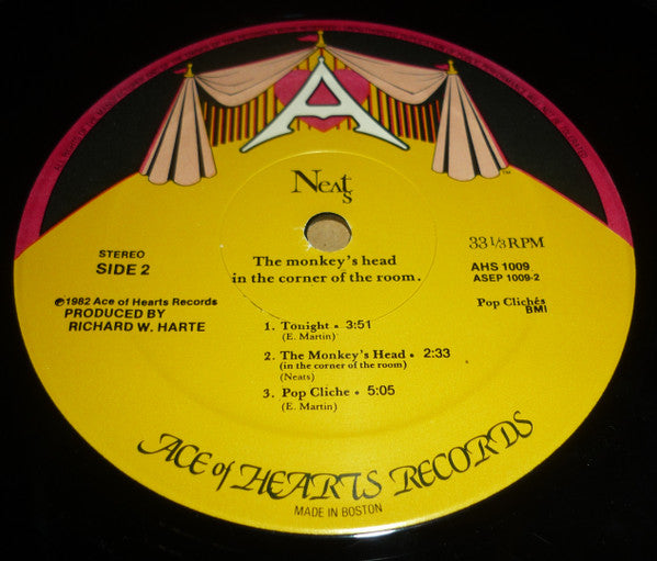 Neats : The Monkey's Head In The Corner Of The Room (12", EP)
