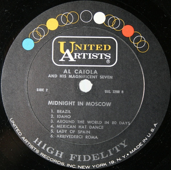Al Caiola And His Magnificent Seven : Midnight In Moscow (LP, Album, Mono)