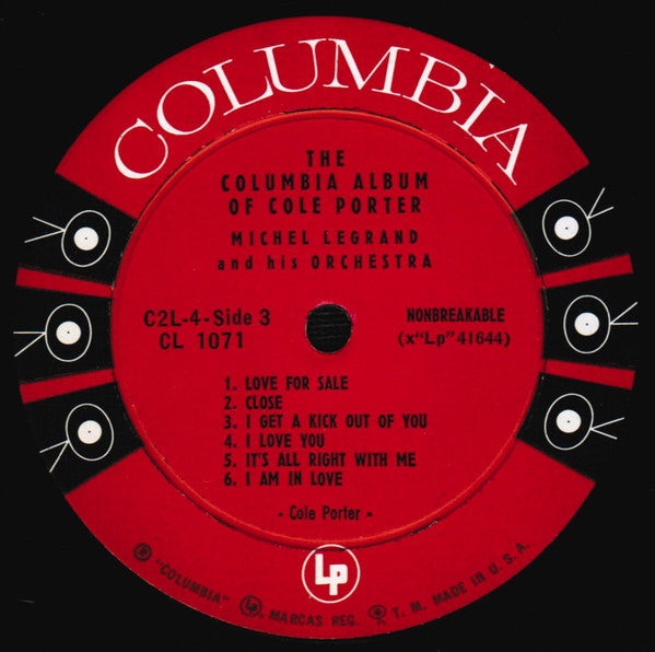 Michel Legrand Et Son Orchestre : The Columbia Album Of Cole Porter (2xLP, Album, Mono, Gat)