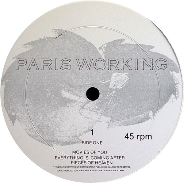 Paris Working : The Paris Working (12", EP)