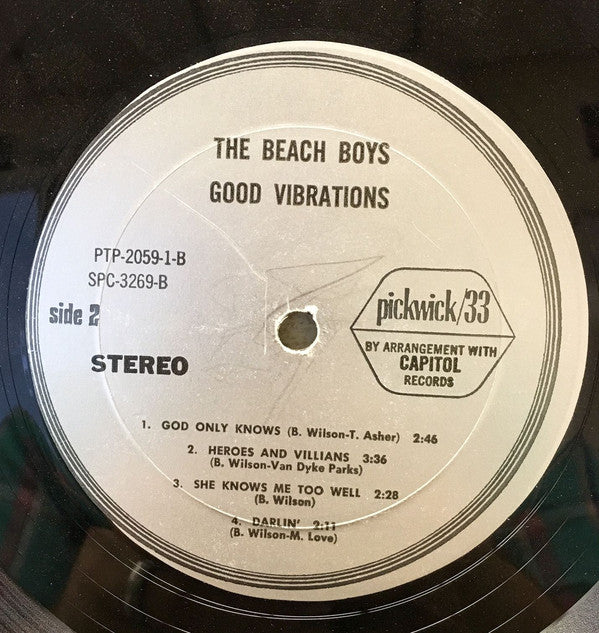 The Beach Boys : Good Vibrations (LP, Comp)