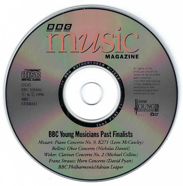 Wolfgang Amadeus Mozart / Vincenzo Bellini / Carl Maria von Weber / Franz Strauss - BBC Philharmonic Conducted By Adrian Leaper : BBC Young Musicians Past Finalists (CD)