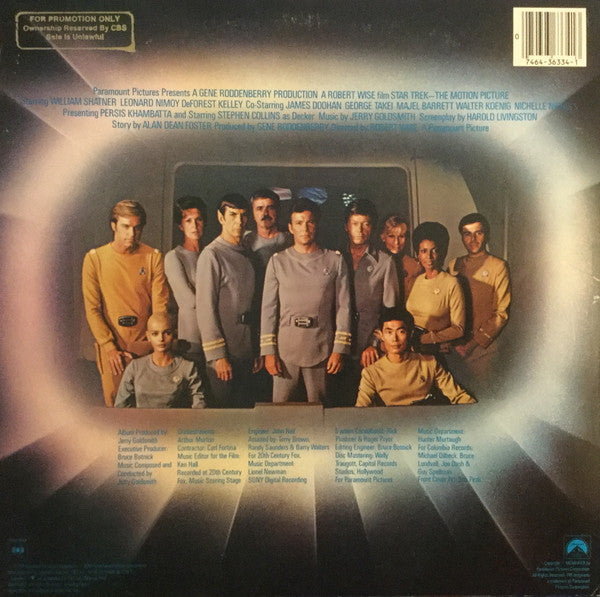 Jerry Goldsmith : Star Trek: The Motion Picture (LP, Album, Promo)