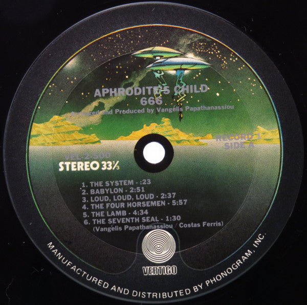 Aphrodite's Child : 666 (2xLP, Album, RP, Ter)