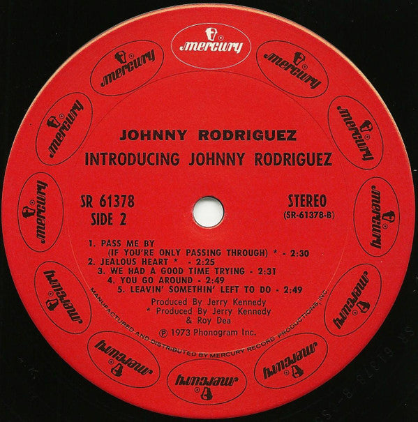 Johnny Rodriguez (4) : Introducing Johnny Rodriguez (LP, Album)