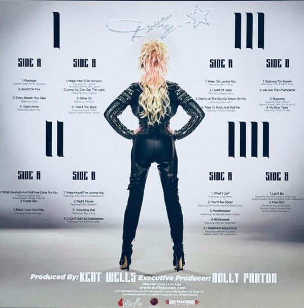 Dolly Parton : Rockstar (4xLP, Album, Ltd, Cle + Box, Album)