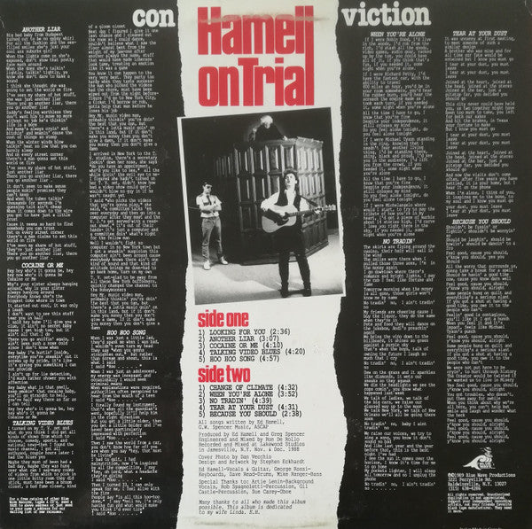 Hamell On Trial : Conviction (LP, Album)