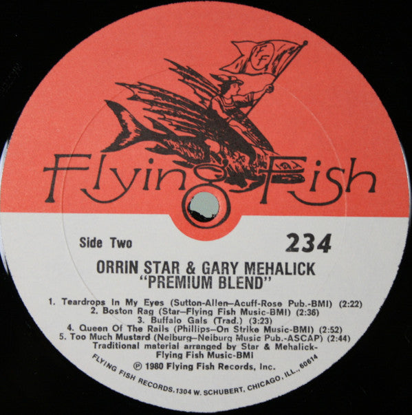 Orrin Star & Gary Mehalick : Premium Blend (LP, Album)