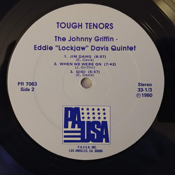 The Eddie Davis-Johnny Griffin Quintet : Tough Tenors Again 'N' Again (LP, Album, RE)
