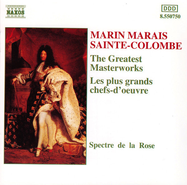 Marin Marais, Jean de Sainte-Colombe, Spectre De La Rose : The Greatest Masterworks (Les Plus Grands Chefs-D'oeuvre) (CD, Album)