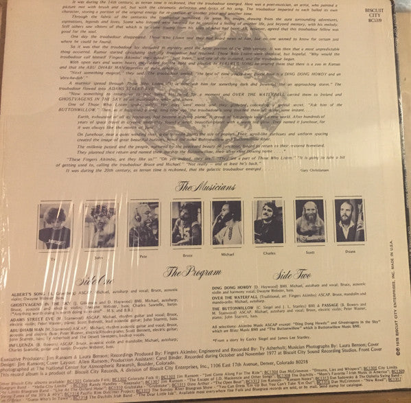 Michael Stanwood / Bruce Bowers : Fingers Akimbo (Cowtowns & Other Planets) (LP, Album)