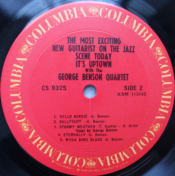 The George Benson Quartet : It's Uptown (LP, Album, RE, San)