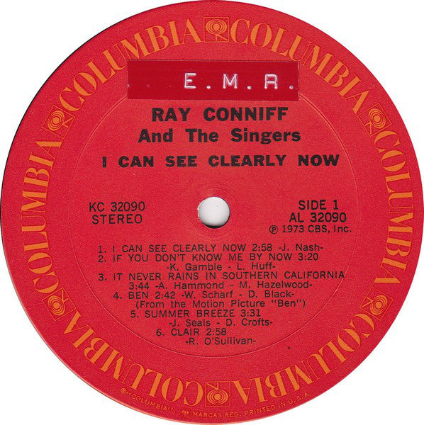 Ray Conniff And The Singers : I Can See Clearly Now (LP, Album)