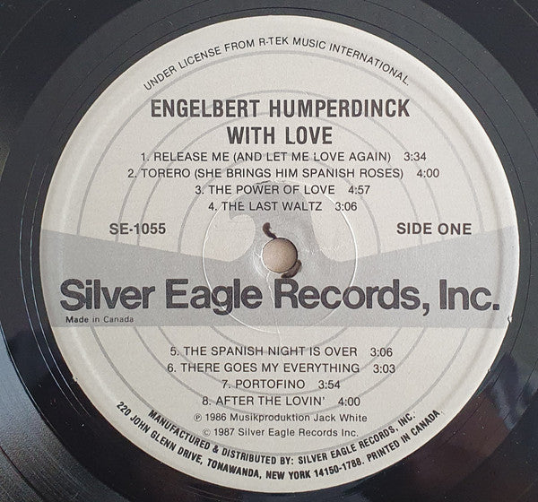 Engelbert Humperdinck : With Love (LP, Comp)