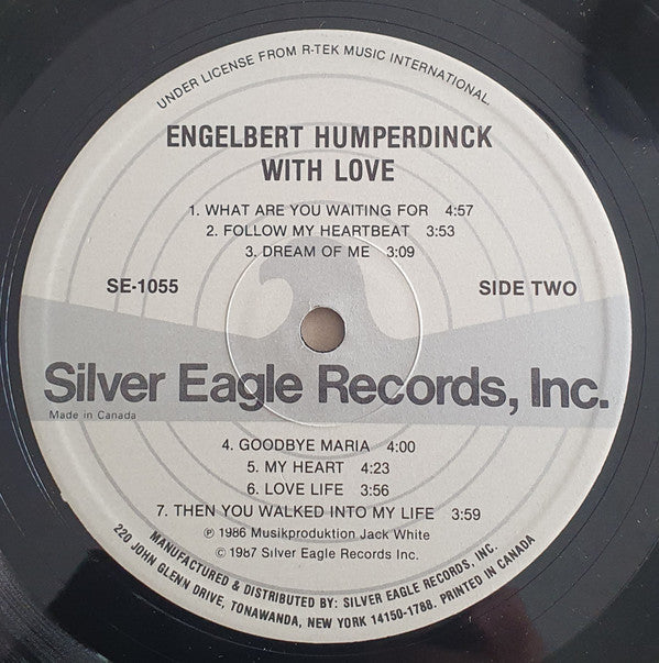 Engelbert Humperdinck : With Love (LP, Comp)