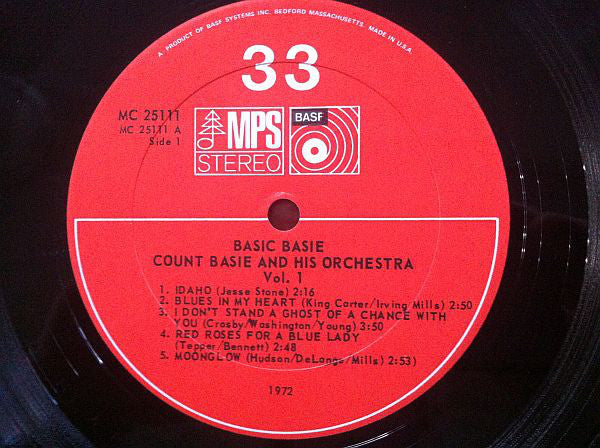 Count Basie Orchestra : Basic Basie (2xLP, Comp, RE)