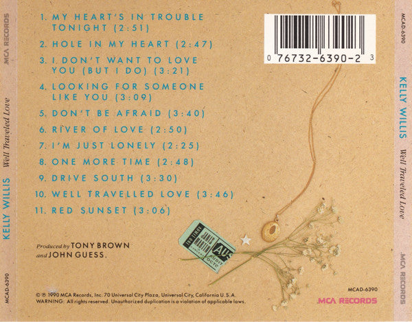 Kelly Willis : Well Travelled Love (CD, Album)