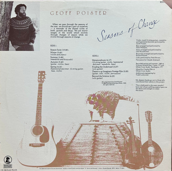 Geoff Poister : Seasons Of Change (LP, Album)