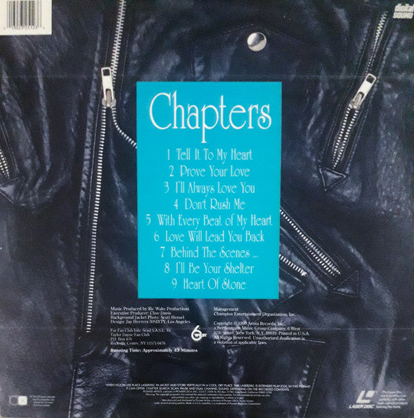 Taylor Dayne : Twists Of Fate. The Smash Hit Videos (Laserdisc, 12", S/Sided, Comp, NTSC)