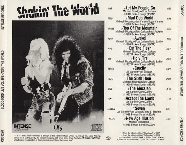 Bloodgood : Shakin' The World: Live Volume Two (CD, Album)