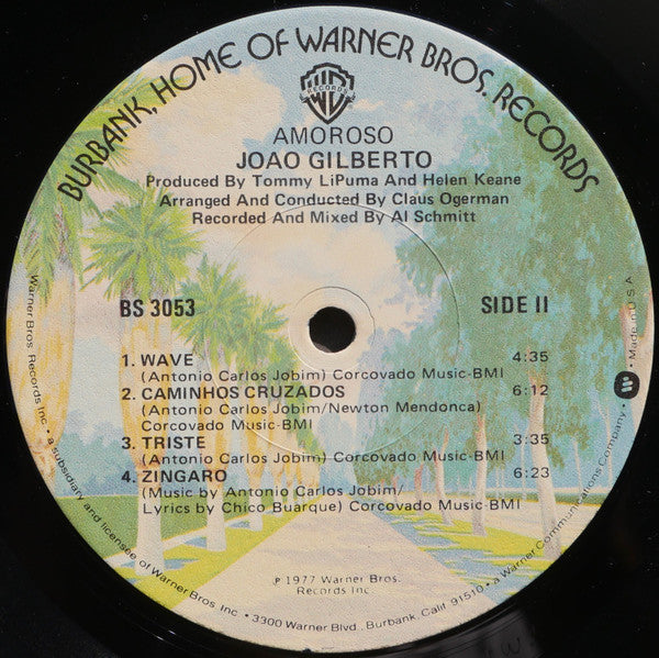 João Gilberto : Amoroso (LP, Album)