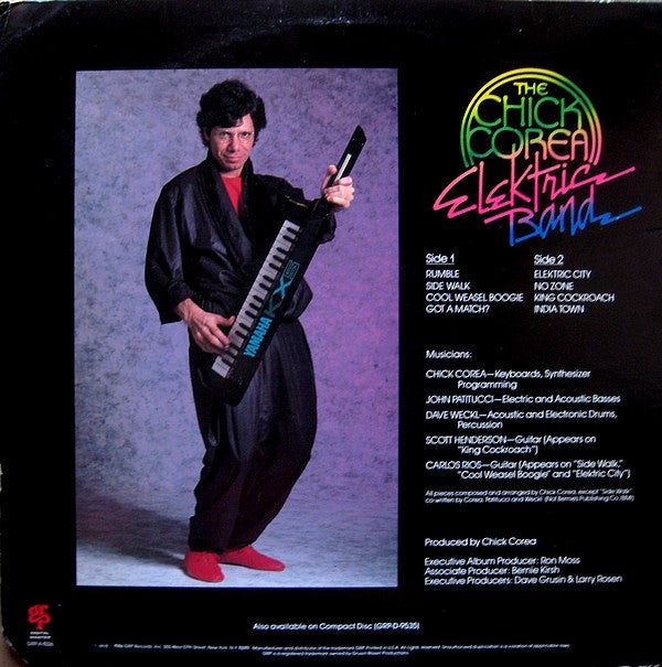 The Chick Corea Elektric Band : The Chick Corea Elektric Band (LP, Album, Promo)