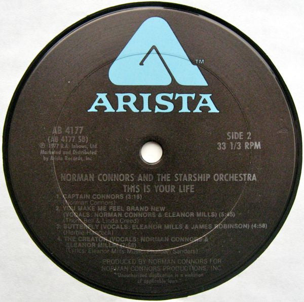 Norman Connors : This Is Your Life (LP, Album)