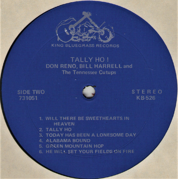 Don Reno, Bill Harrell & The Tennessee Cut-Ups : Tally Ho! (LP, Album)