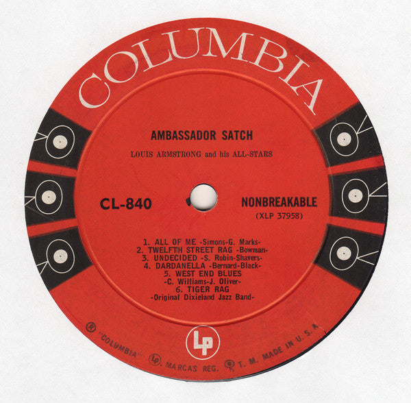 Louis Armstrong And His All-Stars : Ambassador Satch (LP, Album, Mono, Hol)