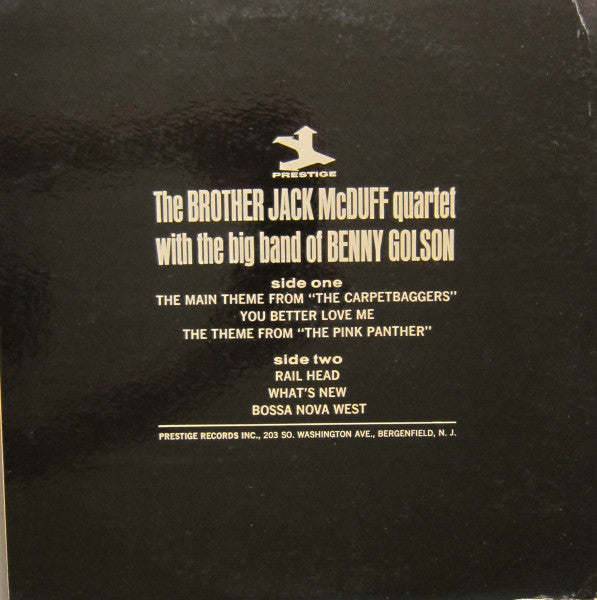 The Brother Jack McDuff Quartet With The Big Band Of Benny Golson : The Dynamic Jack Mc Duff (LP, Album, Mono, Gat)