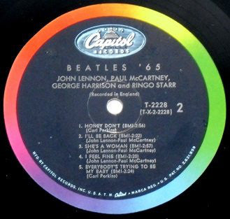 The Beatles : Beatles '65 (LP, Album, Mono)