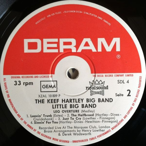 The Keef Hartley Band : Little Big Band (LP, Album)