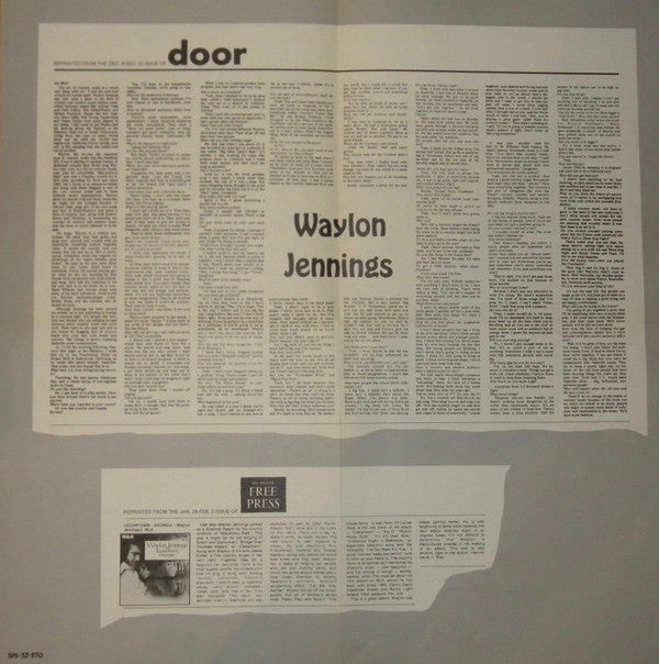 Waylon Jennings : Get Into Waylon Jennings (LP, Comp, Promo)