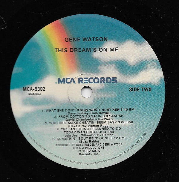 Gene Watson : This Dream's On Me (LP, Album)